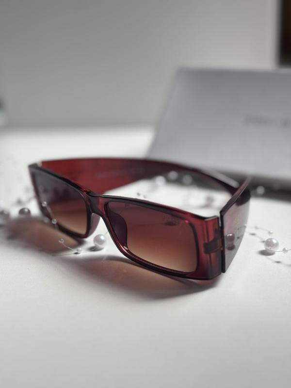 عینک آفتابی برند Prada زنانه ترند قهوه ای یووی 400  B1113