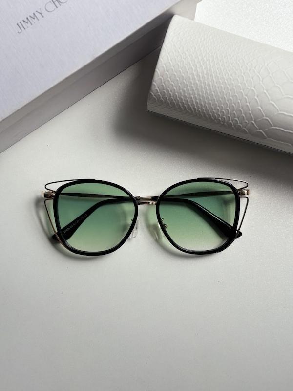عینک آفتابی برند Chanel زنانه فلزی سبز یووی 400   B1120
