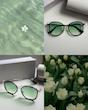 عینک آفتابی برند Chanel زنانه فلزی سبز یووی 400   B1120