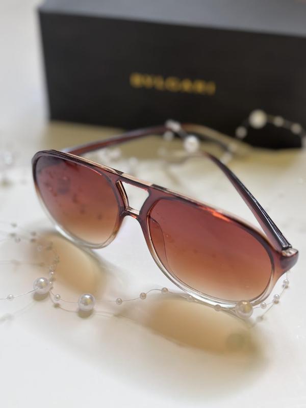 عینک آفتابی برند chanel اسپرت قهوه ای یووی 400   B1122