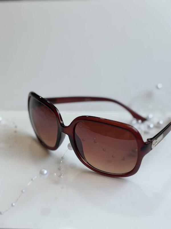 عینک آفتابی برند prada زنانه قهوه ای یووی ۴۰۰   B1158