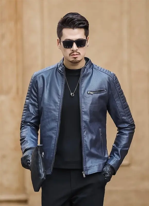 کاپشن چرم مردانه 1479