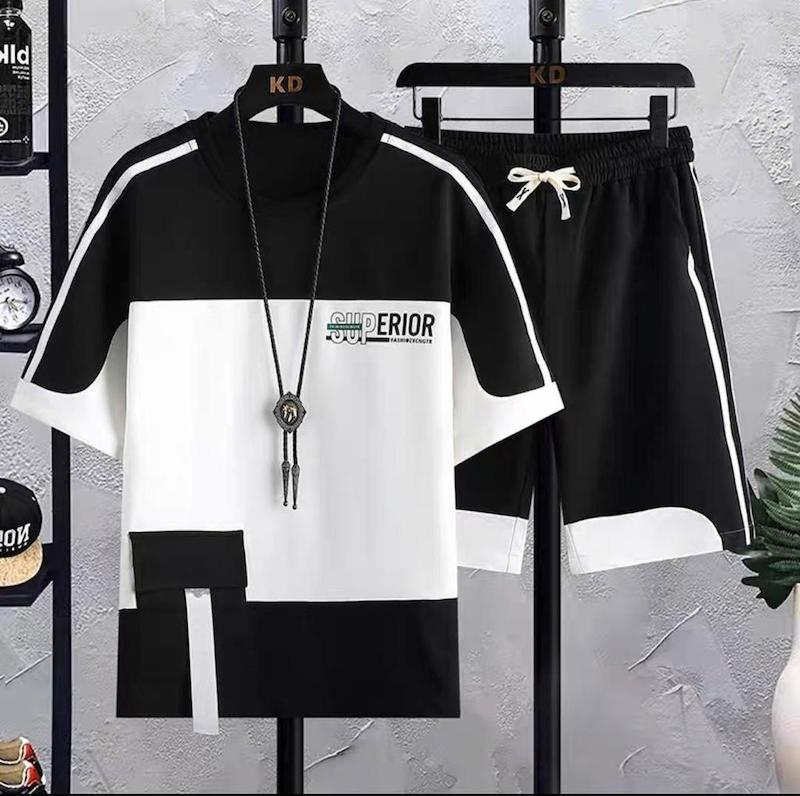 ست تیشرت وشلوارک پنبه مردانه خاص171