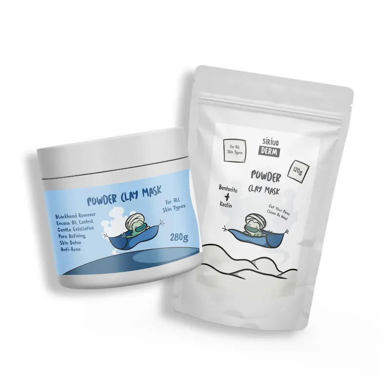 ماسک خاک رس ساده (پودری)