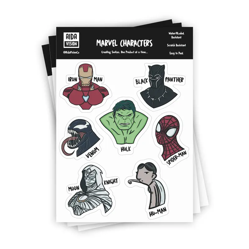 استیکر کاراکترهای Marvel