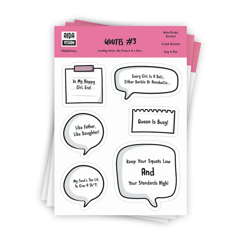 استیکر نقل قول ۳