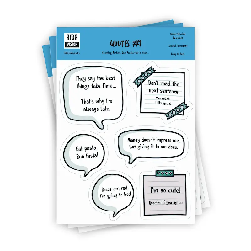 استیکر نقل قول ۱