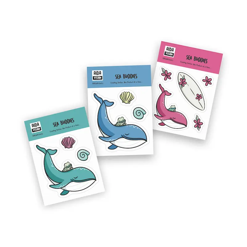 استیکر رفیقای دریایی