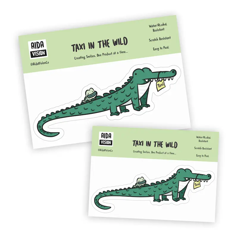 استیکر تاکسی در حیات وحش