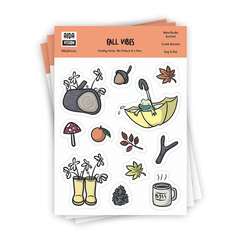 استیکر حس و حال پاییزی!