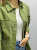 کت کتان جین سبز ارتشی Zara_ کد 404