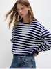 دورس راه راه سورمه ای Pull&bear _ کد 438