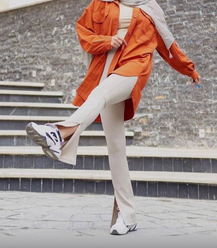 لگ بغل چاک دار کرم ترک _ کد 313