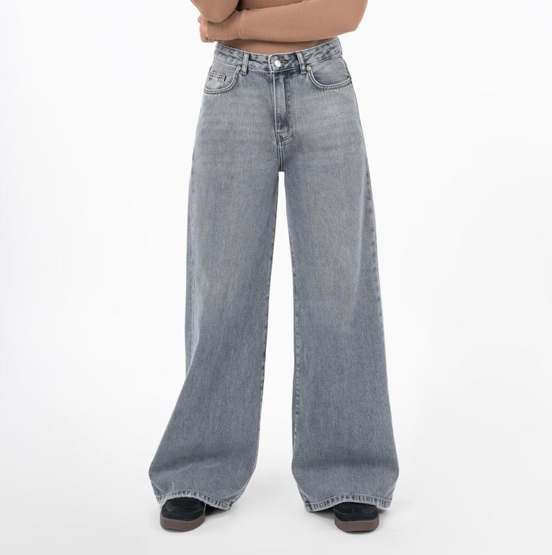 شلوار بگی طوسی روشن  رویال _کد 560