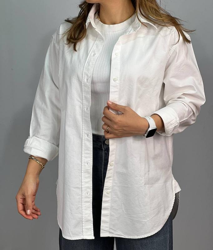 شومیز سفید سوپرایزی H&M_کد 571