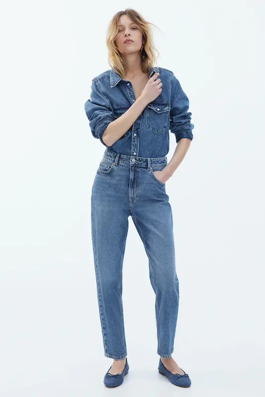 شلوار جین راسته اچ اند ام (تخفیفی) 