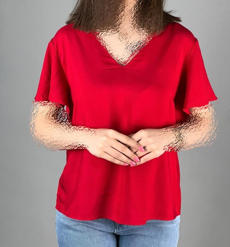 بلوز قرمز C&A_کد 819