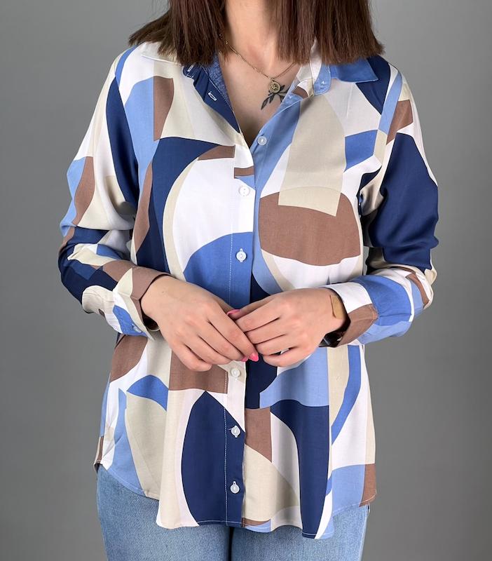 شومیز زنانه نخی رنگی السی_کد 843