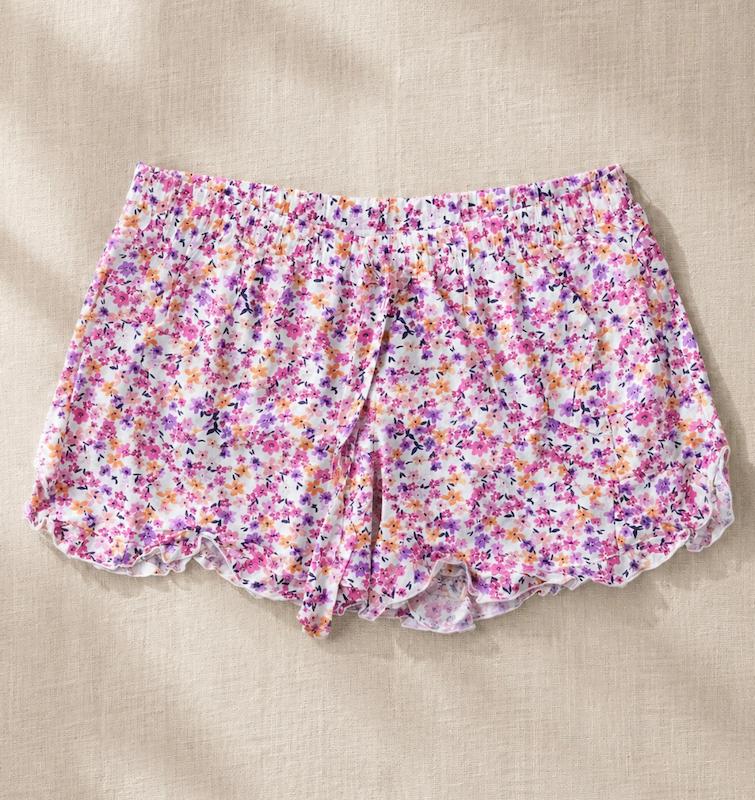 شلوارک زنانه نخی گلی primark_کد 906