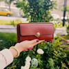 کیف چرم اسپرت دستدوز  آلا مدل خورشید