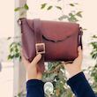 کیف چرمی زنانه دستدوز آلا مدل اِلای