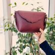 کیف چرمی زنانه دستدوز آلا مدل اِلای