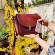 کیف چرم طبیعی زنانه دست دوز آلا  مدل آوا