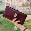 کیف پول چرم طبیعی اسپرت زنانه مردانه  دست دوز آلا مدل  آذر