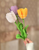 گل لاله قلاب بافی (تک شاخه)