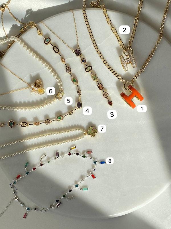 گردنبندهای طرح طلا