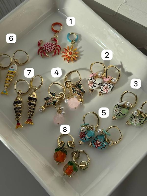 گوشواره میناکاری