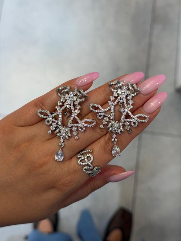 گوشواره جواهری