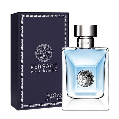 عطر ادکلن ورساچه پورهوم ادوتویلت مردانه-آبی Versace Pour Homme Man-EDT