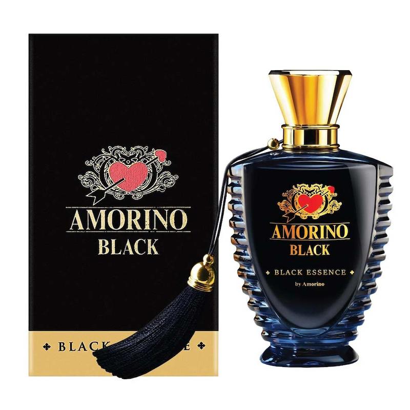 تصویر  عطر اورجینال آمورینو بلک اسنس Amorino Black Essence به همراه جعبه 