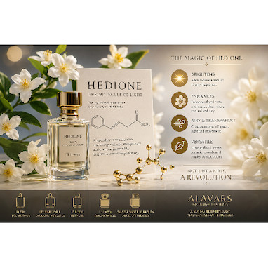 Hedione در عطرسازی چیست؟ راز رایحه‌ای که عطرها را زنده، درخشان و فراموش‌نشدنی می‌کند