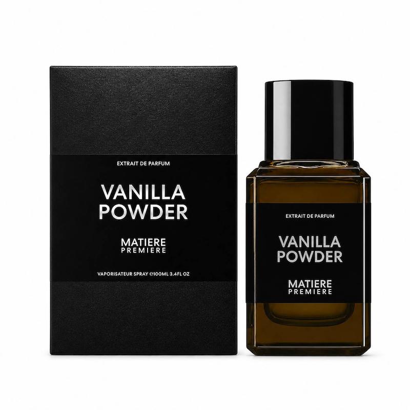 عطر Vanilla Powder Extrait de Parfum از MATIERE PREMIERE با رایحه وانیلی پودری و لوکس