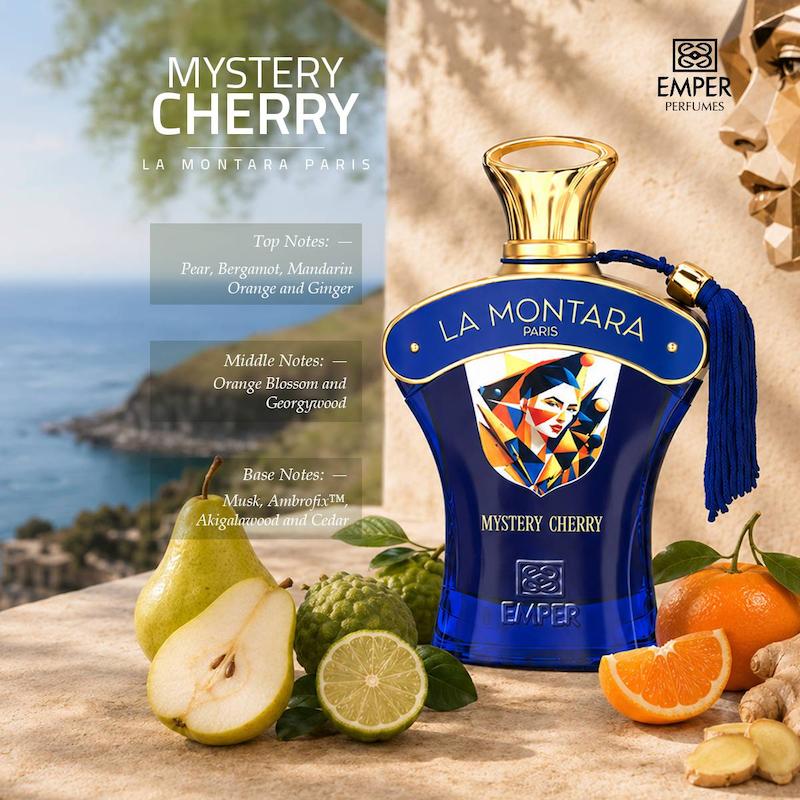 عطر ادکلن امپر لا مونتارا پاریس میستری چری زنانه Emper La Montara Paris Mystery Cherry