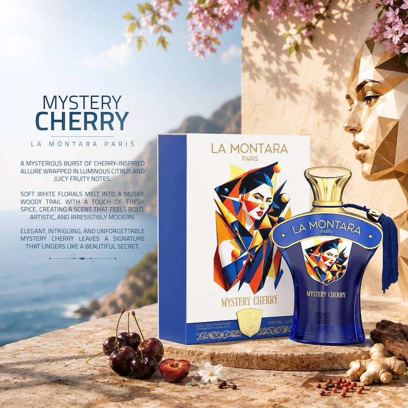 عطر ادکلن امپر لا مونتارا پاریس میستری چری زنانه Emper La Montara Paris Mystery Cherry