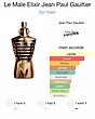 عطر ادکلن ژان پل گوتیه له میل الکسیر پرفیوم مردانه Jean Paul Gaultier Le Male Elixir Parfum