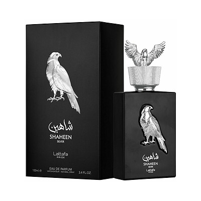 عطر ادکلن لطافه شاهین سیلور ادوپرفیوم مردانه-زنانه (مشابه رایحه کرید اونتوس) Lattafa Shaheen Silver Unisex EDP