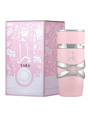 عطر ادکلن لطافه یارا صورتی ادوپرفیوم زنانه (مشابه رایحه دیور پویزن گرل) Lattafa Yara for Women EDP