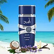 عطر ادکلن لطافه اسد زانزیبار (سرمه ای) ادوپرفیوم مردانه Lattafa Asad Zanzibar for Men EDP