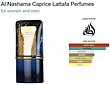 عطر لطافه الناشمة کاپریس ادوپرفیوم مردانه-زنانه Lattafa Al Nashama Caprice Unisex EDP