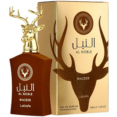 عطر ادکلن لطافه النبل وزیر ادوپرفیوم مردانه-زنانه Lattafa Noble Wazeer Unisex EDP