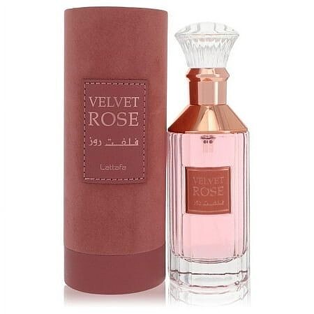 عطر ادکلن لطافه فلفت روز (ولوت رز) ادوپرفیوم مردانه-زنانه Lattafa Velvet Rose Unisex EDP