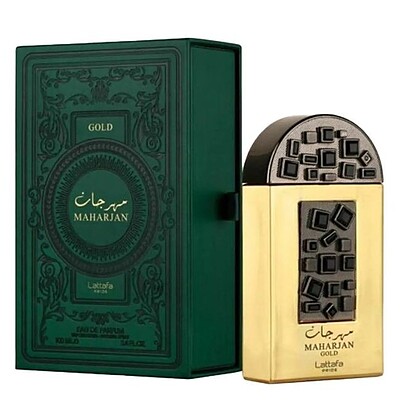 عطر ادکلن لطافه پراید مهرجان گلد (طلایی) ادوپرفیوم مردانه-زنانه Lattafa Pride Maharjan Gold Unisex EDP