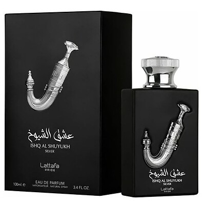 عطر ادکلن لطافه پراید عشق الشیوخ سیلور (نقره ای) ادوپرفیوم مردانه-زنانه Lattafa Pride Ishq Al Shuyukh Silver Unisex EDP