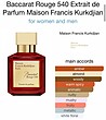 عطر ادکلن فرانسیس کورکجان باکارات رژ اکستریت د پارفوم قرمز مردانه-زنانه Francis Kurkdjian Baccarat Rouge 540 Extrait de Parfum Unisex