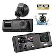 دوربین ثبت وقایع 3لنز خودرد Black Box A15 Traffic Recorder 3-lens car camera