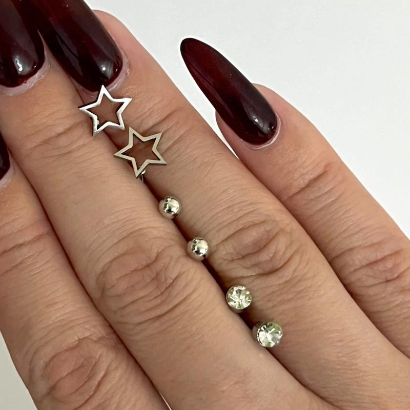 پک گوشواره استیل